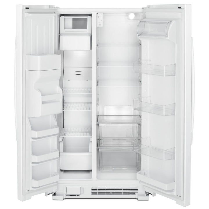 AMANA ASI2175GRW 33-inch Side-by-Side Refrigerator with Dual Pad External Ice and Water Dispenser