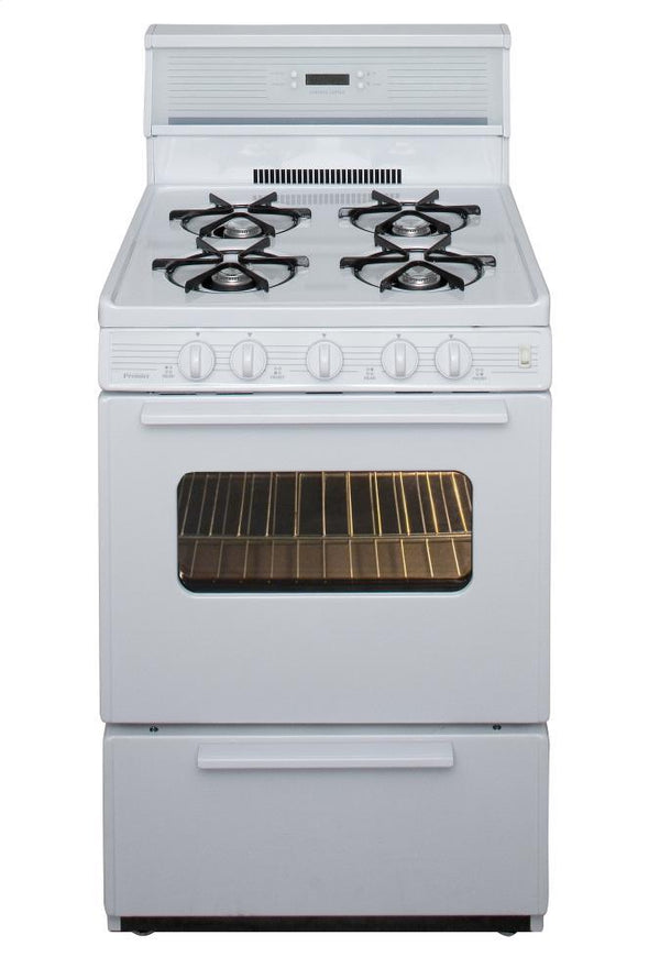 PREMIER SCK240OP 24 in. Freestanding Gas Range in White