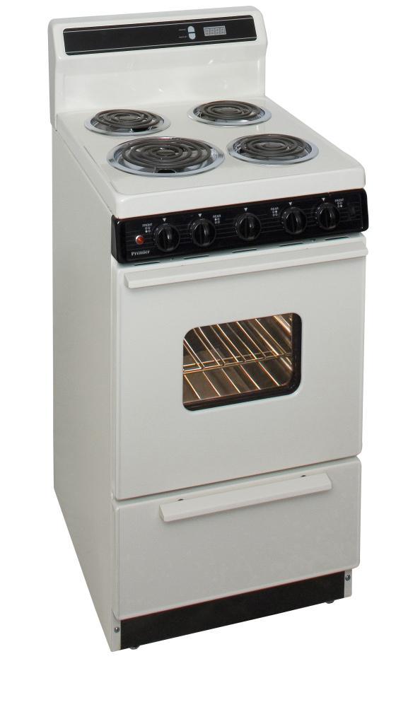 PREMIER EAK220TP 20 in. Freestanding Electric Range in Biscuit