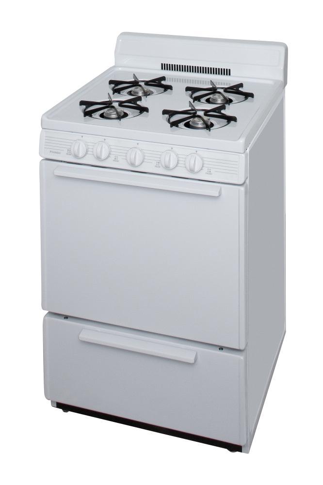 PREMIER SCK100OP 24 in. Freestanding Gas Range in White