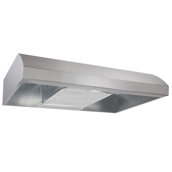 BROAN BXT130SS 30-Inch 4-Way Convertible Under-Cabinet Range Hood, 270 Max CFM, Stainless Steel