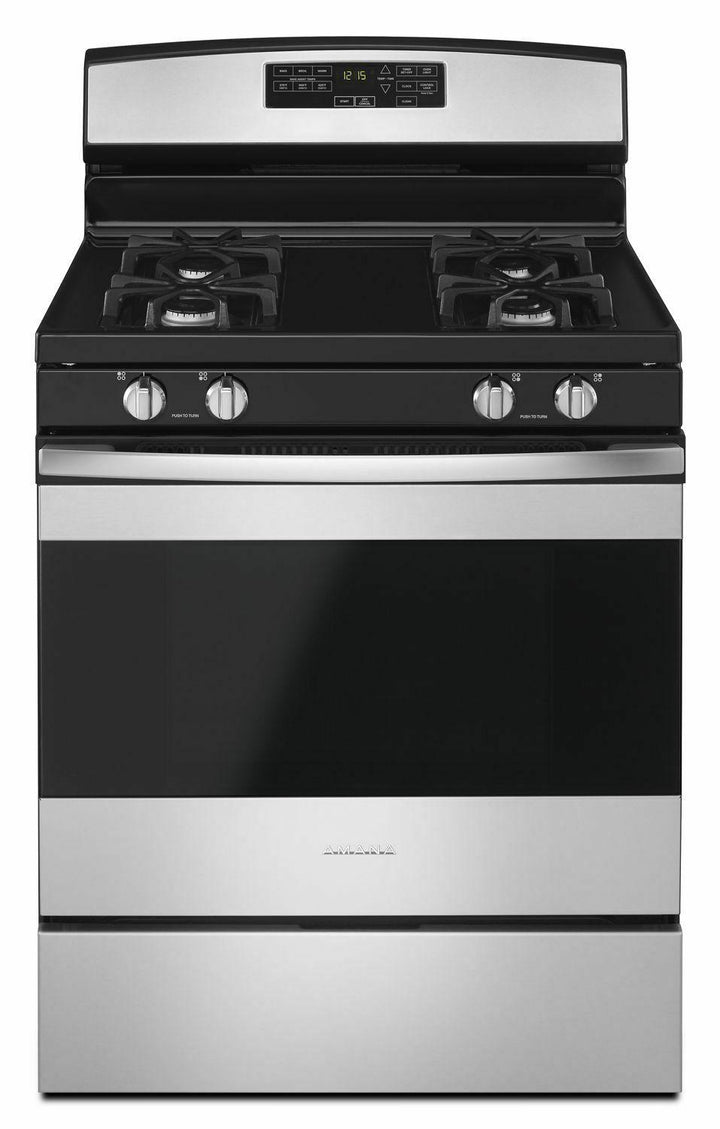 AMANA AGR6603SFS 30-inch Gas Range with Self-Clean Option - Stainless Steel