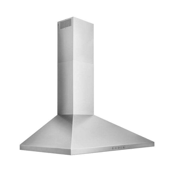 BROAN BWP2364SS 36-Inch Convertible Wall-Mount Pyramidal Chimney Range Hood, 450 MAX CFM, Stainless Steel