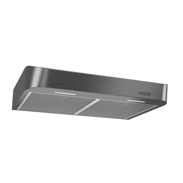 BROAN CLDA136BLS Antero 36-Inch 300 Max Blower CFM 5 Sones Black Stainless Steel Range Hood