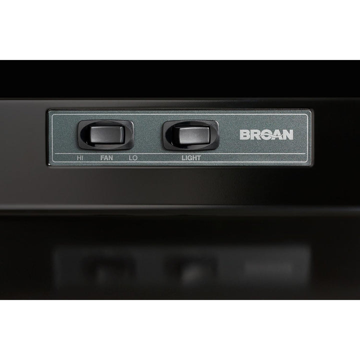 BROAN 423023 30-Inch Under-Cabinet Range Hood, Black