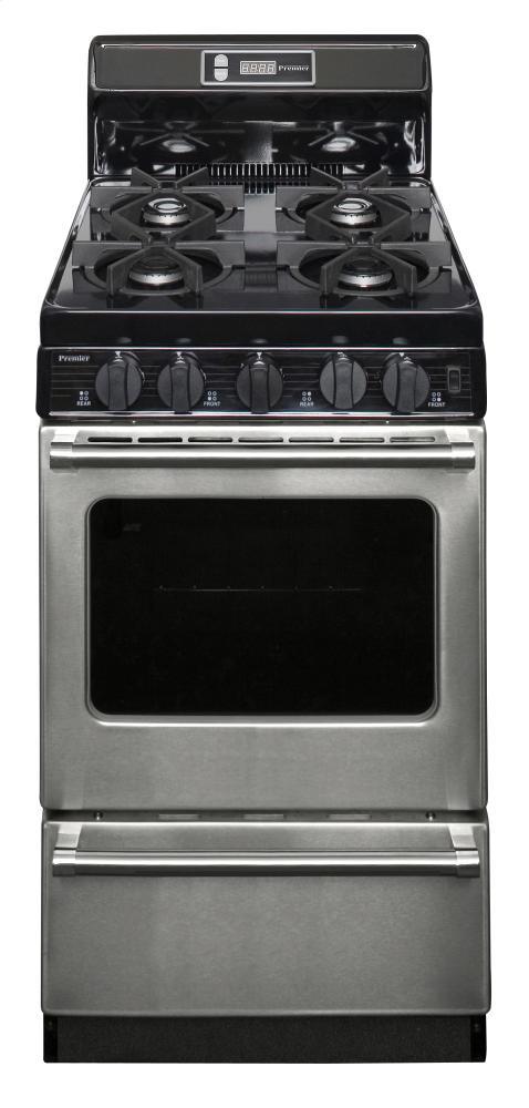 PREMIER P20S3502P 20 in. Freestanding Gas Range in Stainless Steel