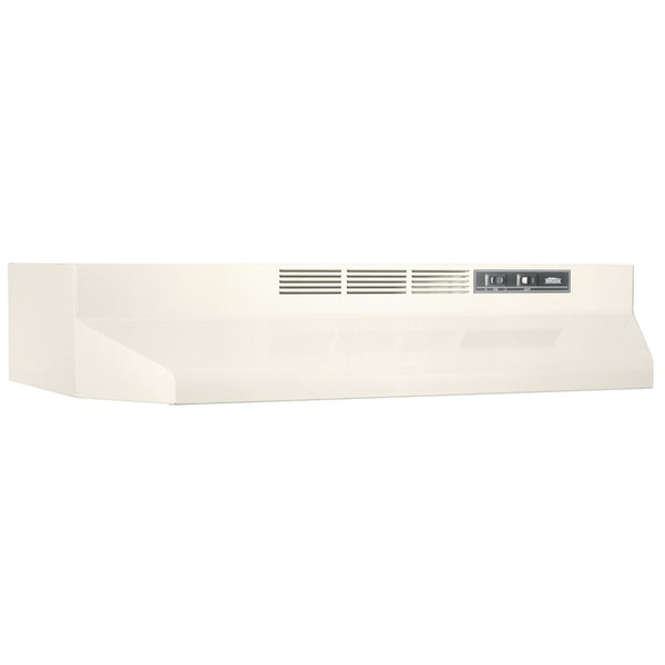 BROAN 412102 21-Inch Ductless Under-Cabinet Range Hood, Bisque