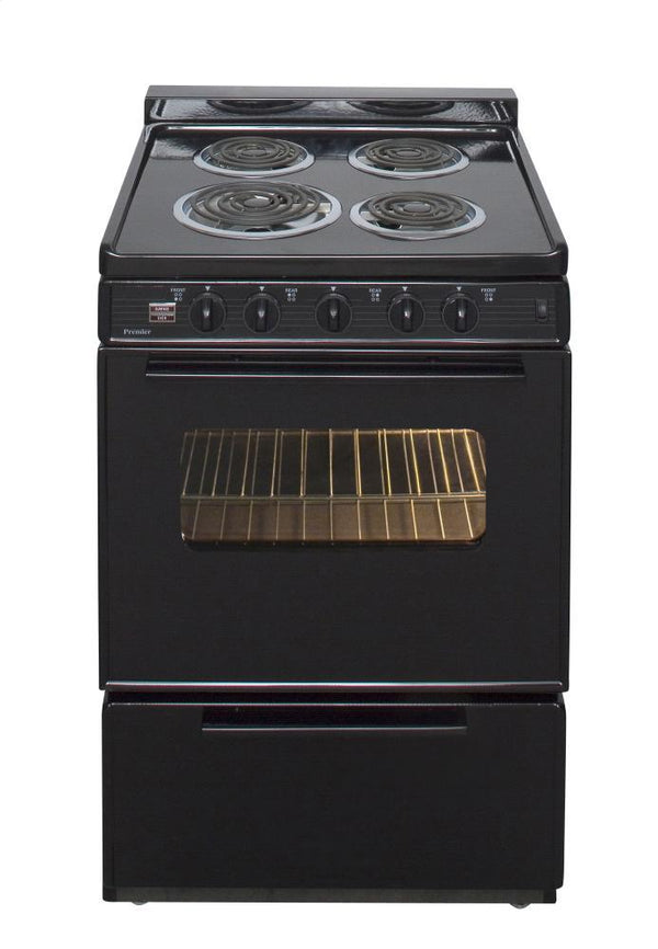 PREMIER ECK3X0BP 24 in. Freestanding Electric Range in Black