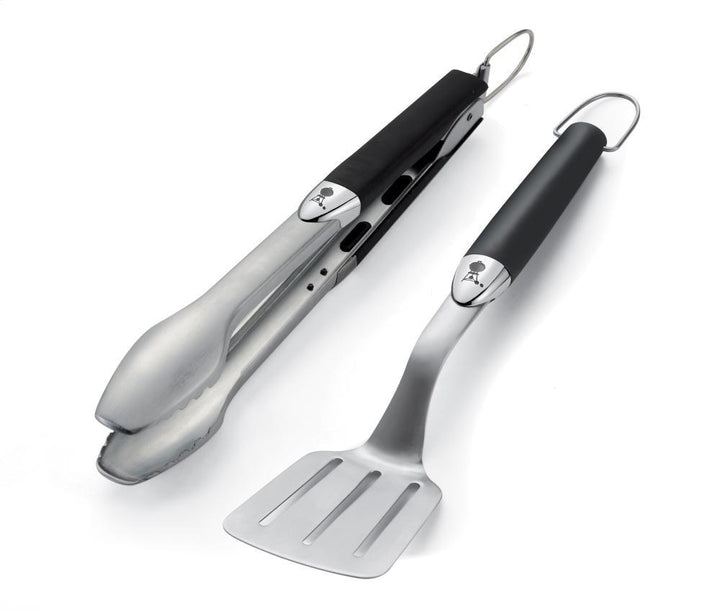 WEBER 6645 WEBER ORIGINAL - Stainless Steel Two-Piece Portable Tool Set