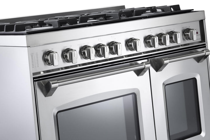 VERONA VPFSGG365DSS Prestige 36" Gas Double Oven Range - Stainless Steel