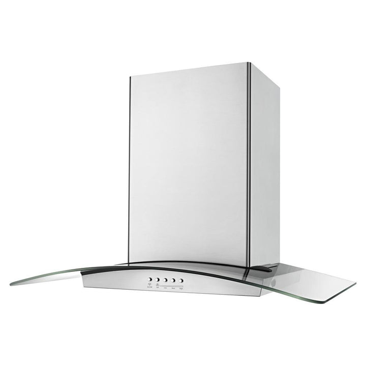 WHIRLPOOL WVW75UC6DS 36" Modern Glass Wall Mount Range Hood