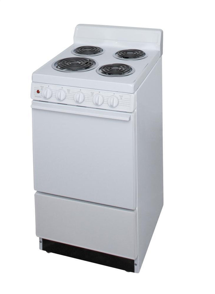 PREMIER EAK102OP 20 in. Freestanding Electric Range in White