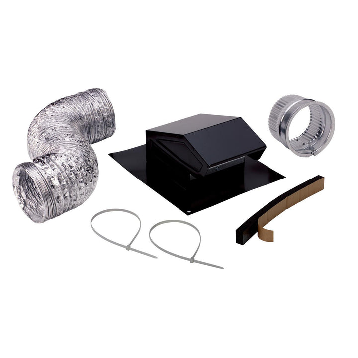 BROAN RVK1A Roof Vent Kit, 8-Foot of 4-Inch flexible aluminum duct.