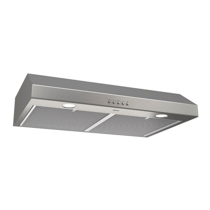 BROAN BCSQ130SS Glacier 30-Inch Convertible Under-Cabinet Range Hood, 375 Max Blower CFM, Stainless Steel