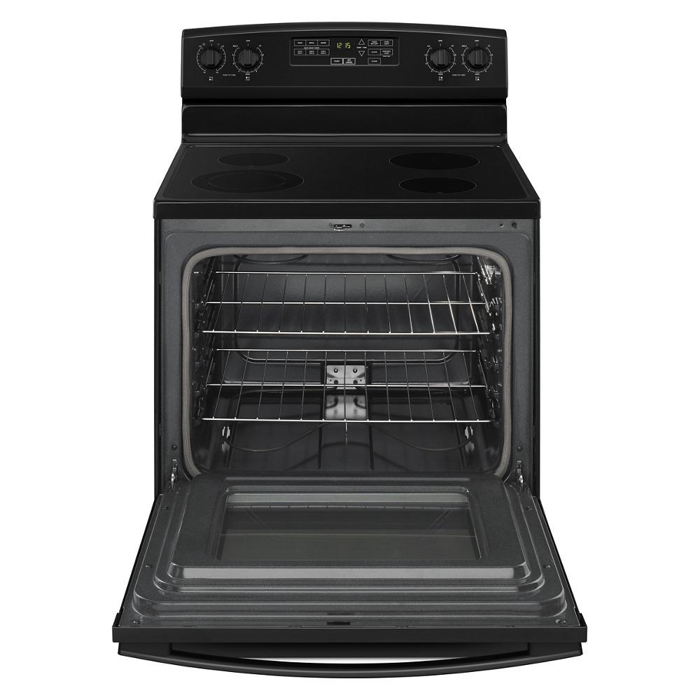 AMANA AER6603SFB 30-inch Amana R Electric Range with Extra-Large Oven Window