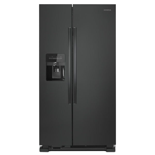 AMANA ASI2175GRB 33-inch Side-by-Side Refrigerator with Dual Pad External Ice and Water Dispenser