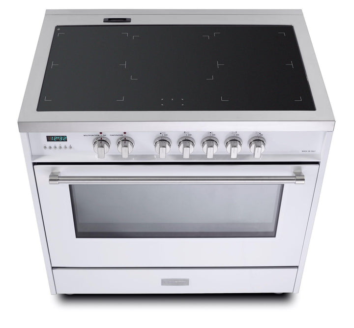 VERONA VDFSIE365W Designer 36" Induction Single Oven Range - White