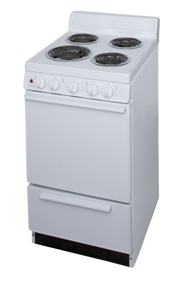 PREMIER EAK100OP 20 in. Freestanding Electric Range in White