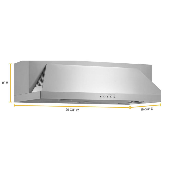 WHIRLPOOL UXT5530AAS 30" Convertible Under-Cabinet Hood