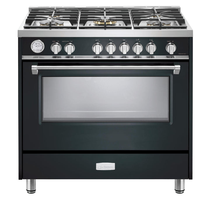 VERONA VDFSGG365E Designer 36" Gas Single Oven Range - Matte Black