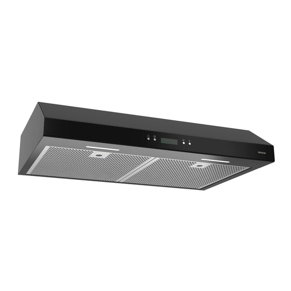 BROAN BCDJ130BL Glacier 36-Inch Convertible Under-Cabinet Range Hood, 450 Max Blower CFM, Black