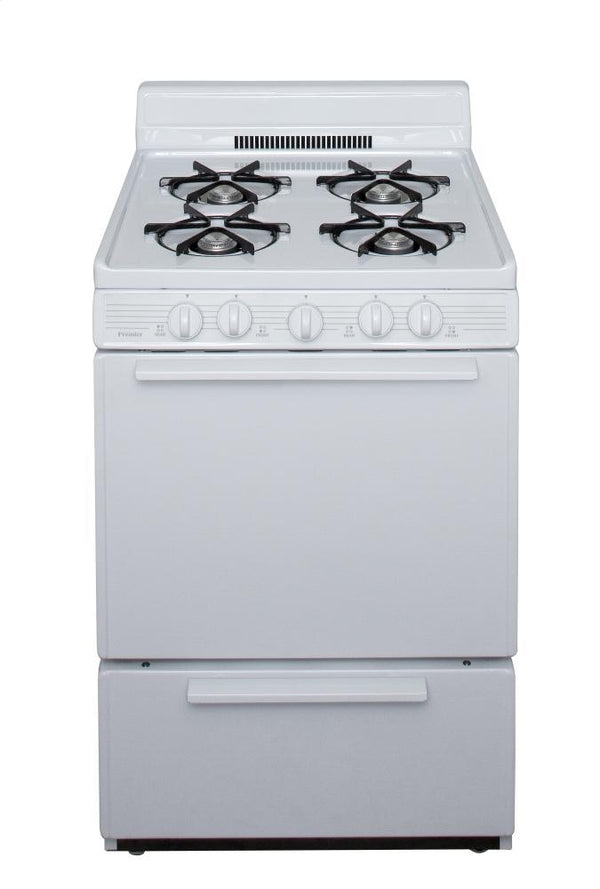 PREMIER SCK100OP 24 in. Freestanding Gas Range in White