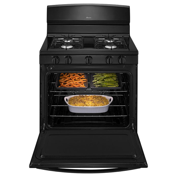 AMANA AGR4230BAB 30-inch Gas Range with EasyAccess TM Broiler Door