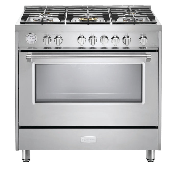 VERONA VDFSGG365SS Designer 36" Gas Single Oven Range - Stainless Steel