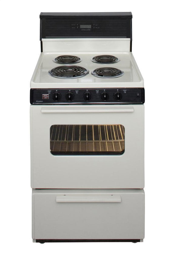 PREMIER ECK240TP 24 in. Freestanding Electric Range in Biscuit