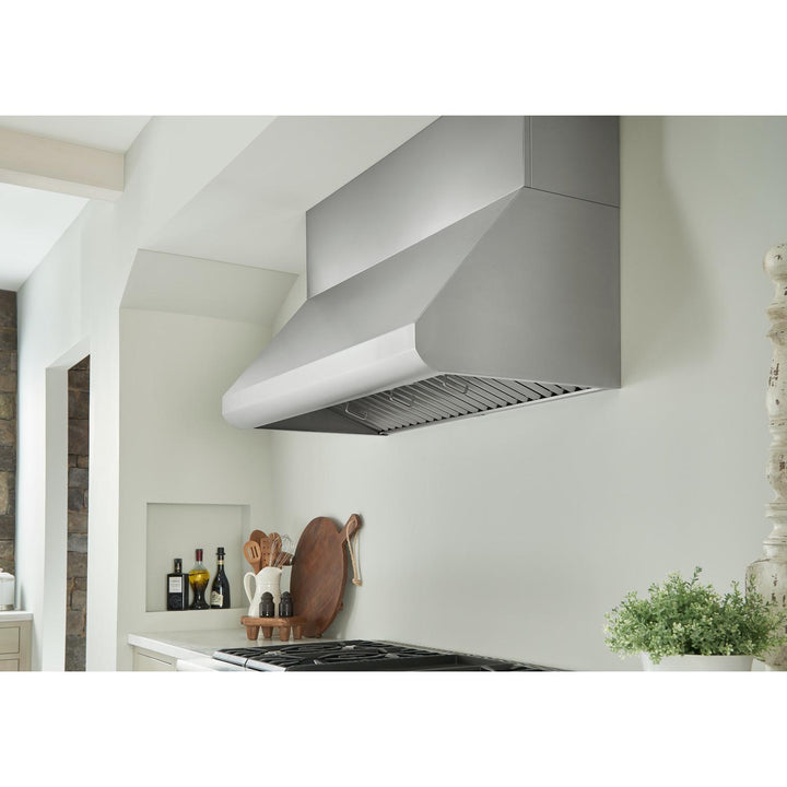 BROAN E6048TSS Elite E60000 48-inch Convertible Canopy Wall-Mount Range Hood w/Heat Sentry TM 1290 Max Blower CFM, Stainless Steel