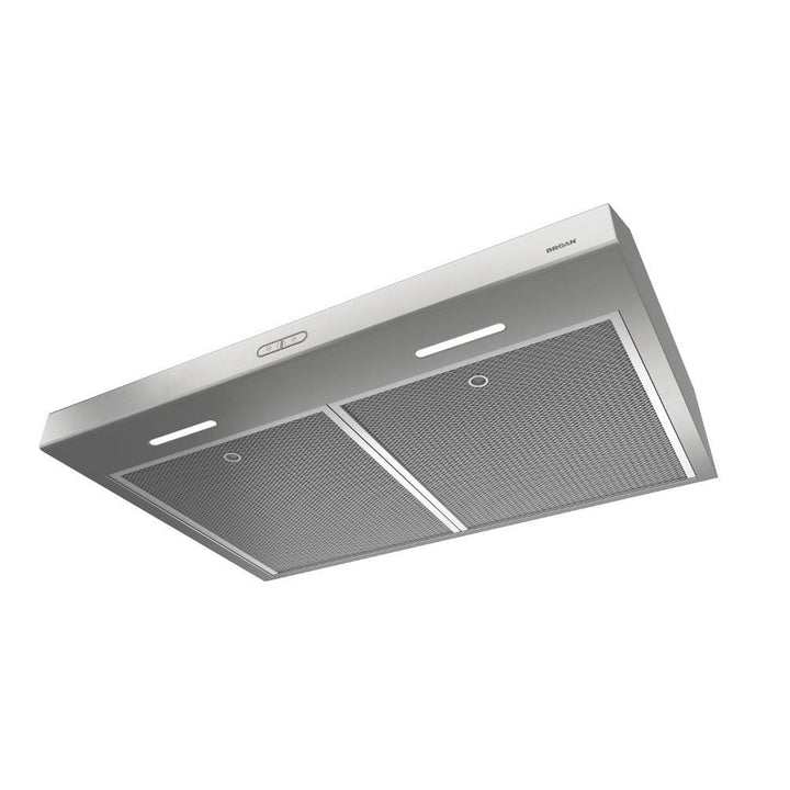 BROAN BCDF136SS Glacier 36-Inch Convertible Under-Cabinet Range Hood, 375 Max Blower CFM, Stainless Steel