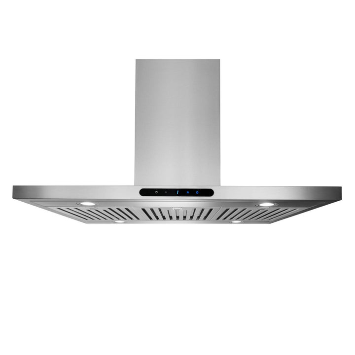 BROAN EIT1366SS Elite 36-Inch T-Style Island Range Hood, 640 Max Blower CFM, Stainless Steel, w/ Code Ready Technology