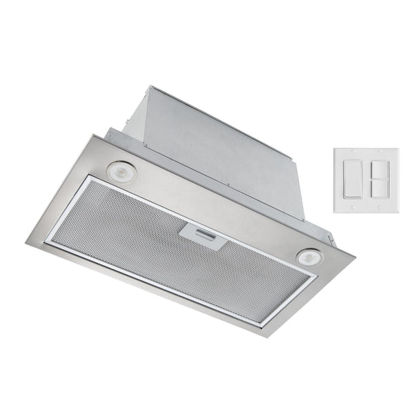 BROAN PMA400SS 21-Inch Custom Range Hood Power Pack, 450 Max Blower CFM, Stainless Steel, ADA, ENERGY STAR certified
