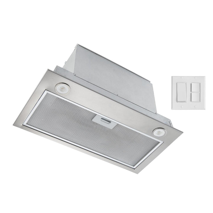BROAN PMA400SS 21-Inch Custom Range Hood Power Pack, 450 Max Blower CFM, Stainless Steel, ADA, ENERGY STAR certified