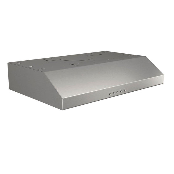 BROAN BCSQ130SS Glacier 30-Inch Convertible Under-Cabinet Range Hood, 375 Max Blower CFM, Stainless Steel